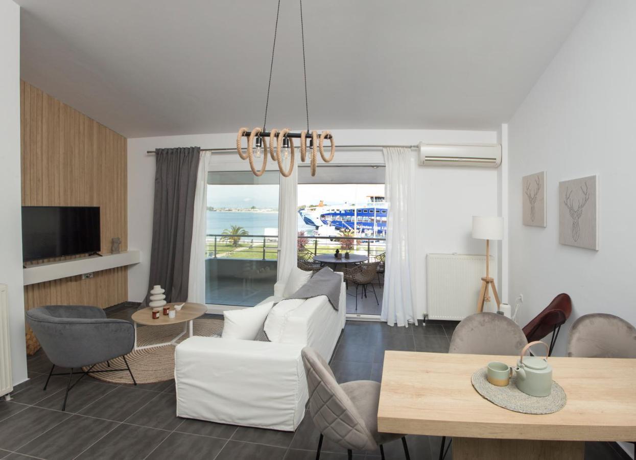 Sea View Apartment Keramoti  Bagian luar foto